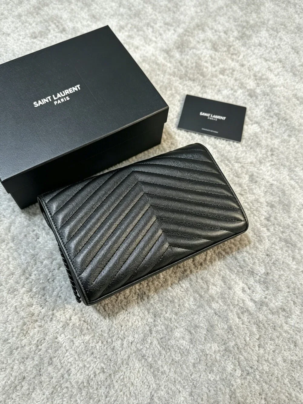 Saint Laurent Envelope Chain Walle Bag